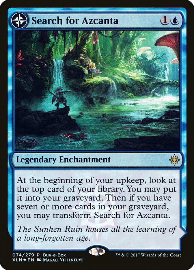 Search for Azcanta // Azcanta, the Sunken Ruin (Buy-A-Box) [Ixalan Treasure Chest] | Deep Dive Games St. Marys