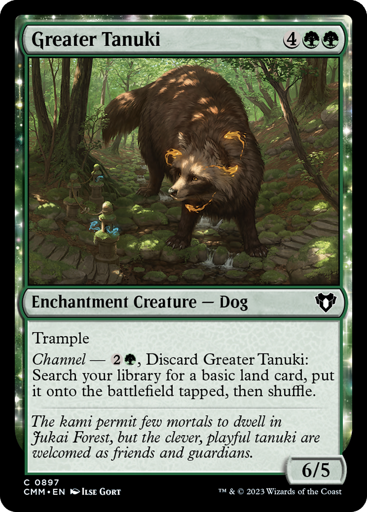 Greater Tanuki [Commander Masters] | Deep Dive Games St. Marys