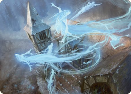 Hallowed Haunting Art Card [Innistrad: Crimson Vow Art Series] | Deep Dive Games St. Marys