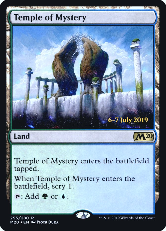 Temple of Mystery [Core Set 2020 Prerelease Promos] | Deep Dive Games St. Marys