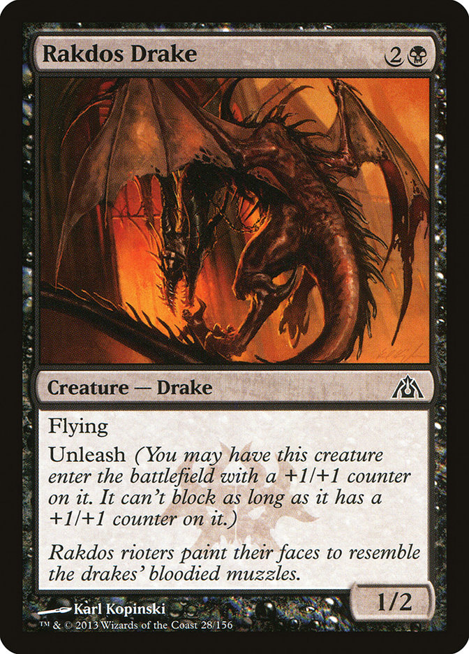 Rakdos Drake [Dragon's Maze] | Deep Dive Games St. Marys