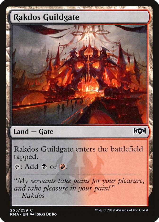 Rakdos Guildgate (255/259) [Ravnica Allegiance] | Deep Dive Games St. Marys