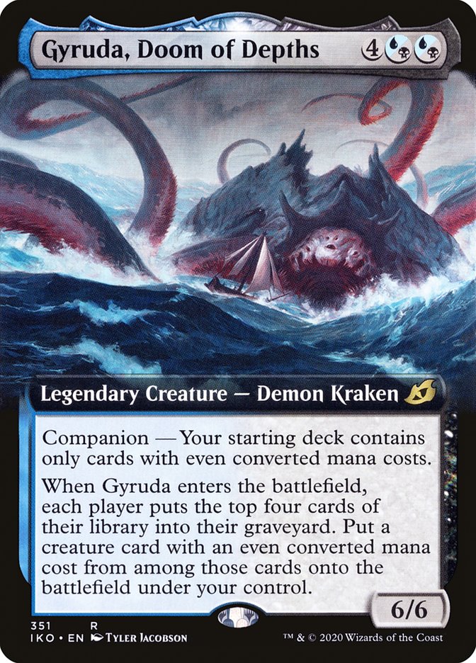 Gyruda, Doom of Depths (Extended Art) [Ikoria: Lair of Behemoths] | Deep Dive Games St. Marys