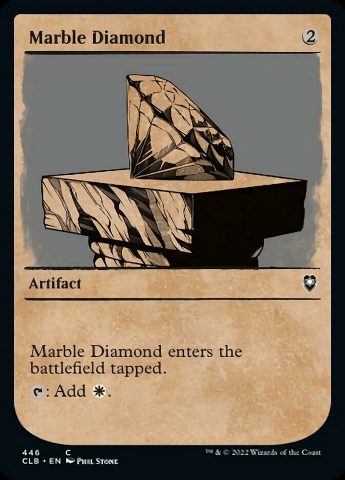 Marble Diamond (Showcase) [Commander Legends: Battle for Baldur's Gate] | Deep Dive Games St. Marys