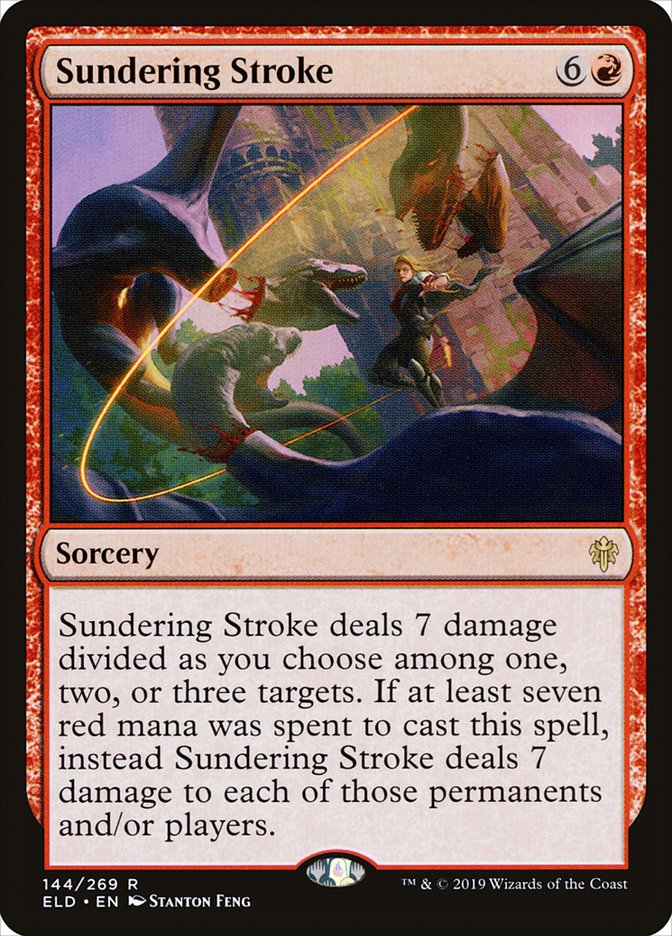 Sundering Stroke [Throne of Eldraine] | Deep Dive Games St. Marys