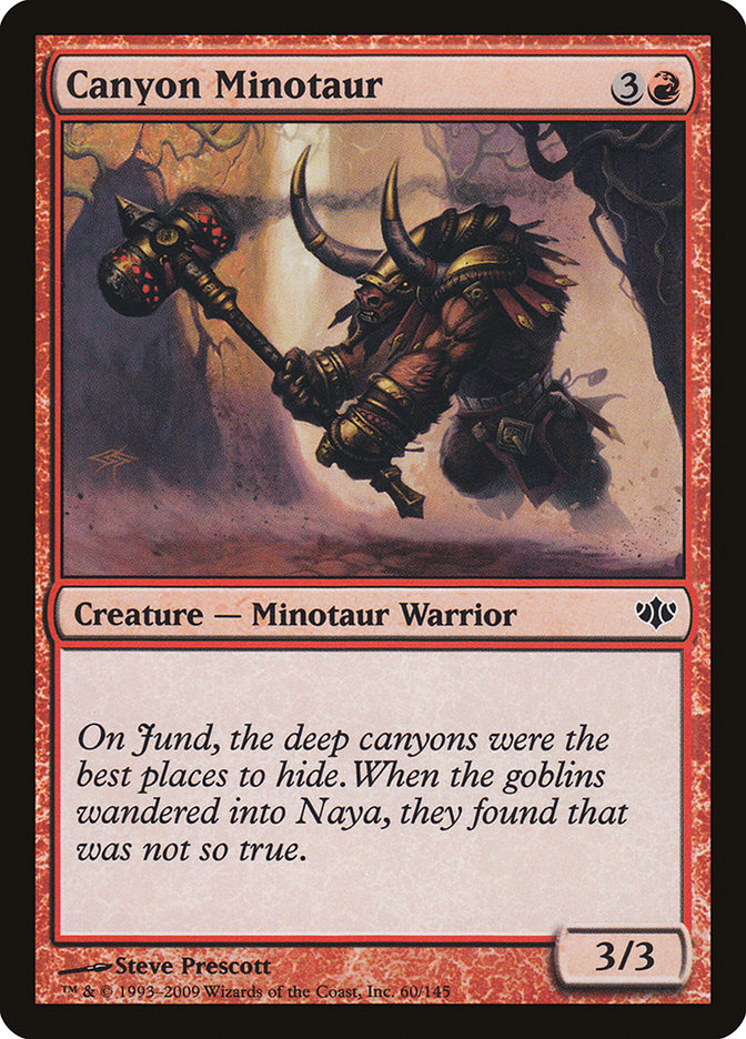 Canyon Minotaur [Conflux] | Deep Dive Games St. Marys