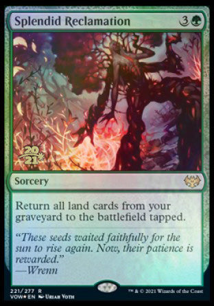 Splendid Reclamation [Innistrad: Crimson Vow Prerelease Promos] | Deep Dive Games St. Marys