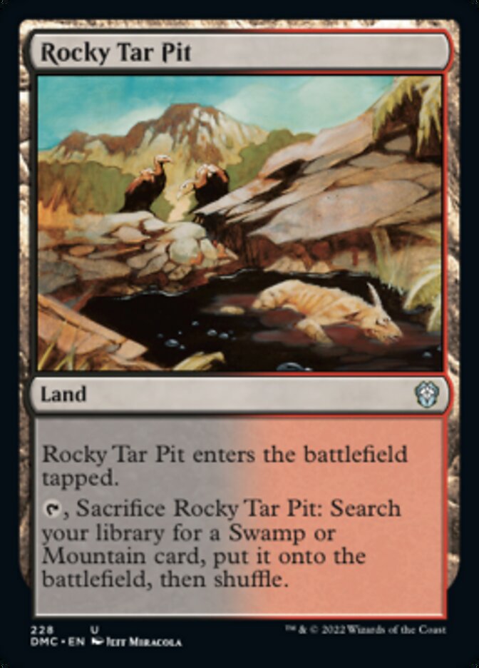 Rocky Tar Pit [Dominaria United Commander] | Deep Dive Games St. Marys