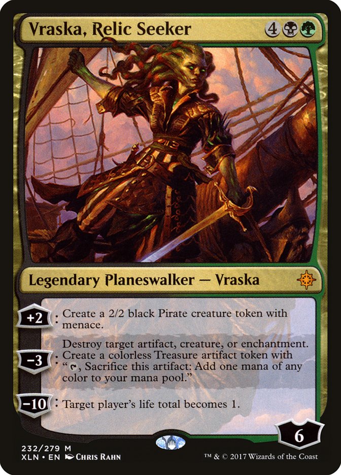 Vraska, Relic Seeker [Ixalan] | Deep Dive Games St. Marys