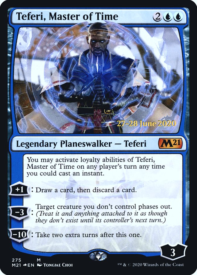 Teferi, Master of Time [Core Set 2021 Prerelease Promos] | Deep Dive Games St. Marys