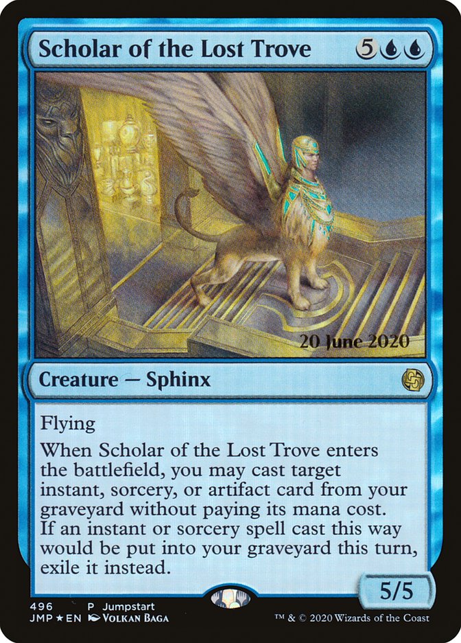 Scholar of the Lost Trove (Prerelease) [Jumpstart] | Deep Dive Games St. Marys