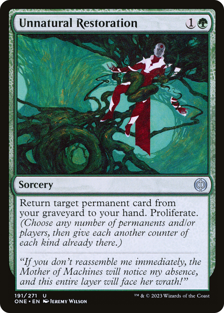 Unnatural Restoration [Phyrexia: All Will Be One] | Deep Dive Games St. Marys