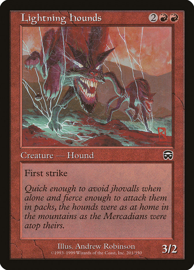 Lightning Hounds [Mercadian Masques] | Deep Dive Games St. Marys