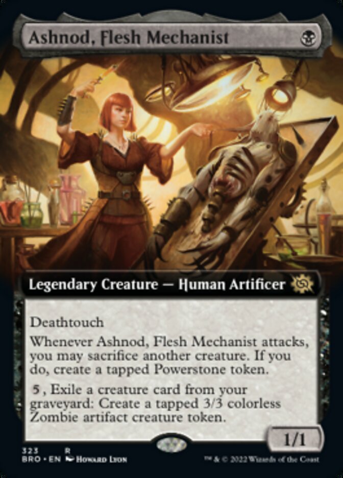 Ashnod, Flesh Mechanist (Extended Art) [The Brothers' War] | Deep Dive Games St. Marys