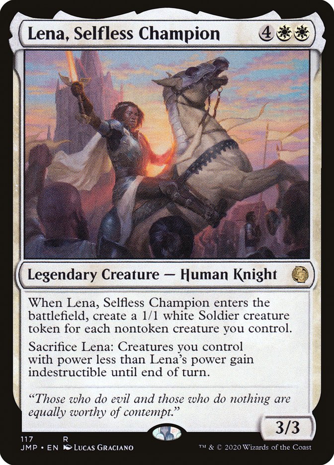 Lena, Selfless Champion [Jumpstart] | Deep Dive Games St. Marys
