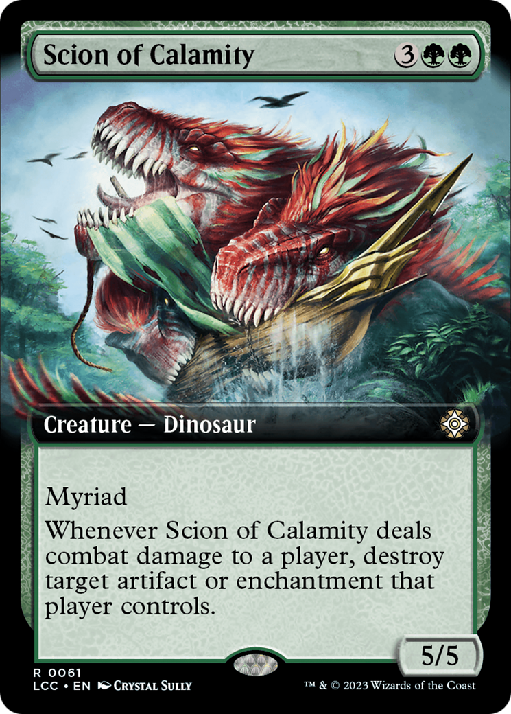 Scion of Calamity (Extended Art) [The Lost Caverns of Ixalan Commander] | Deep Dive Games St. Marys