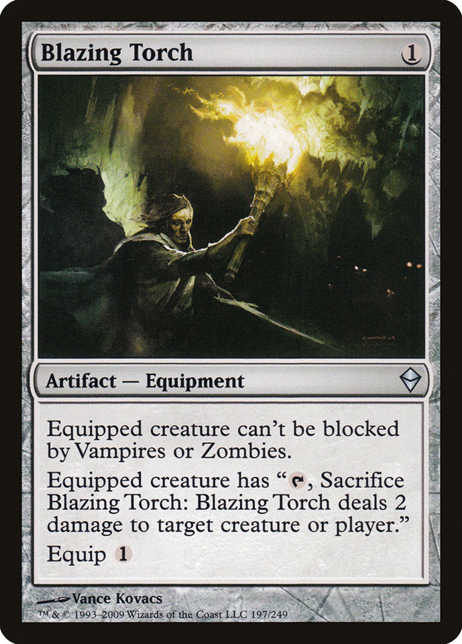Blazing Torch [Zendikar] | Deep Dive Games St. Marys