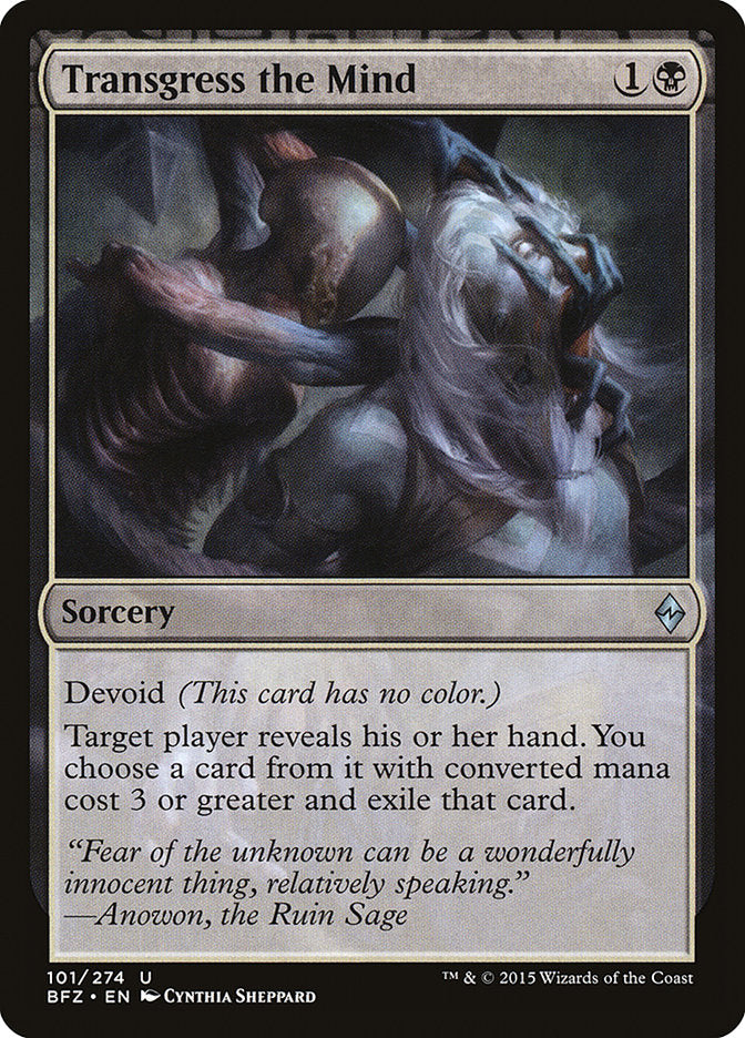 Transgress the Mind [Battle for Zendikar] | Deep Dive Games St. Marys