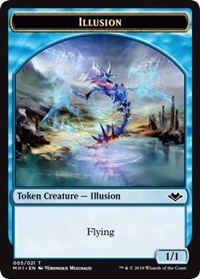 Illusion (005) // Myr (019) Double-Sided Token [Modern Horizons Tokens] | Deep Dive Games St. Marys