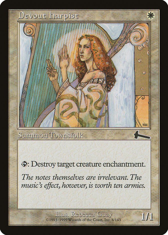 Devout Harpist [Urza's Legacy] | Deep Dive Games St. Marys