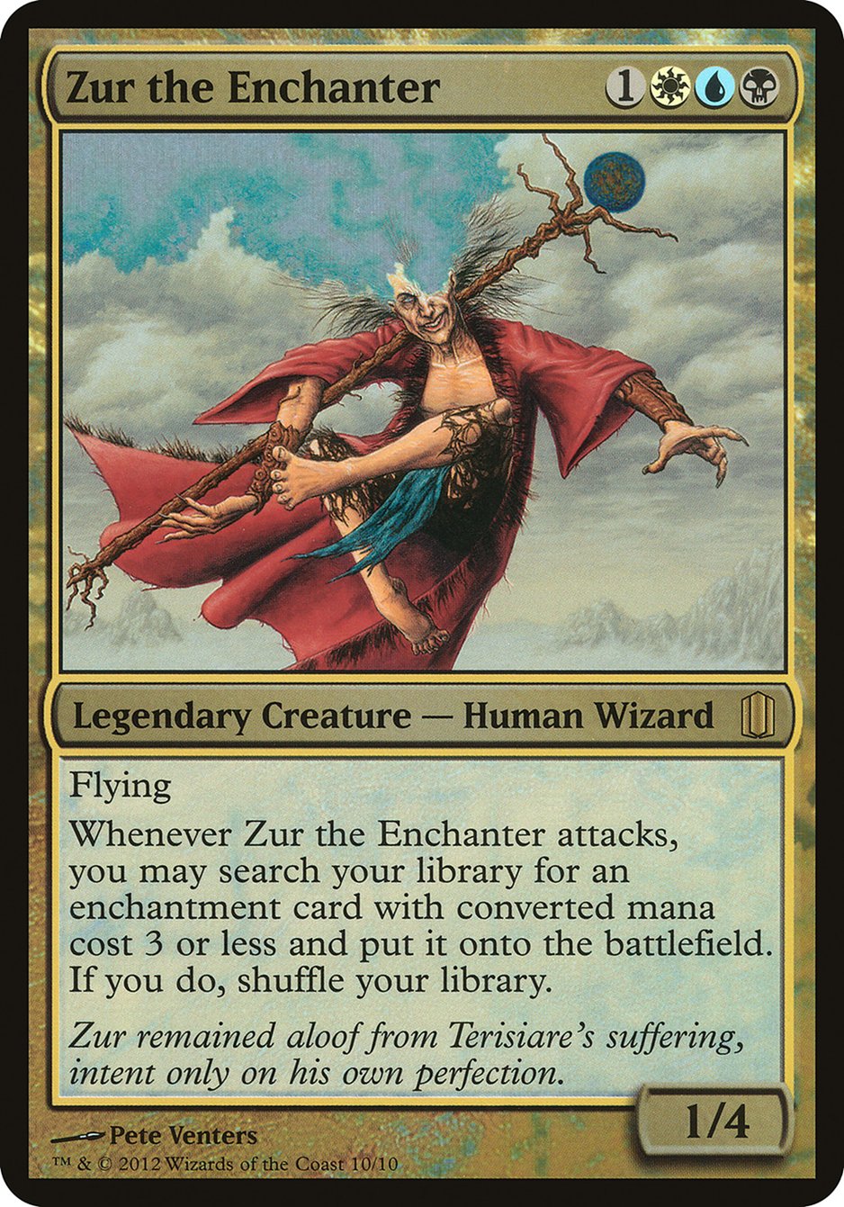 Zur the Enchanter (Oversized) [Commander's Arsenal Oversized] | Deep Dive Games St. Marys