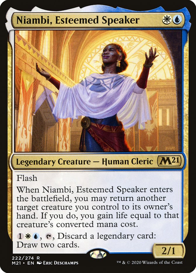 Niambi, Esteemed Speaker [Core Set 2021] | Deep Dive Games St. Marys