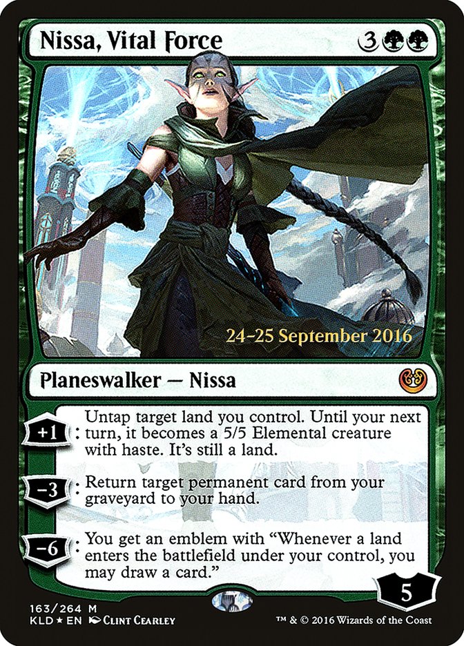 Nissa, Vital Force [Kaladesh Prerelease Promos] | Deep Dive Games St. Marys