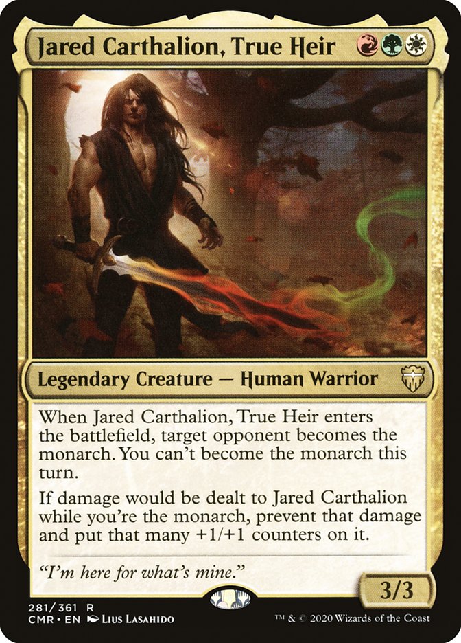 Jared Carthalion, True Heir [Commander Legends] | Deep Dive Games St. Marys