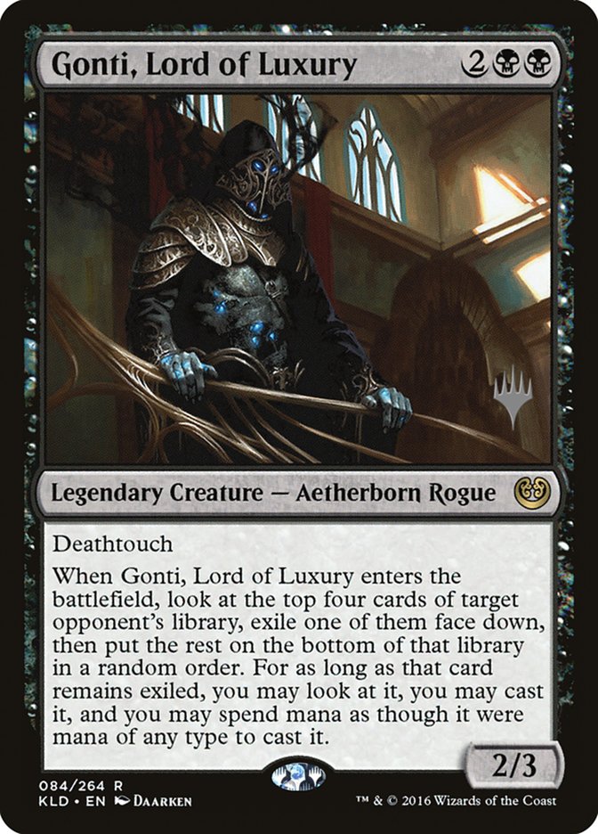 Gonti, Lord of Luxury (Promo Pack) [Kaladesh Promos] | Deep Dive Games St. Marys