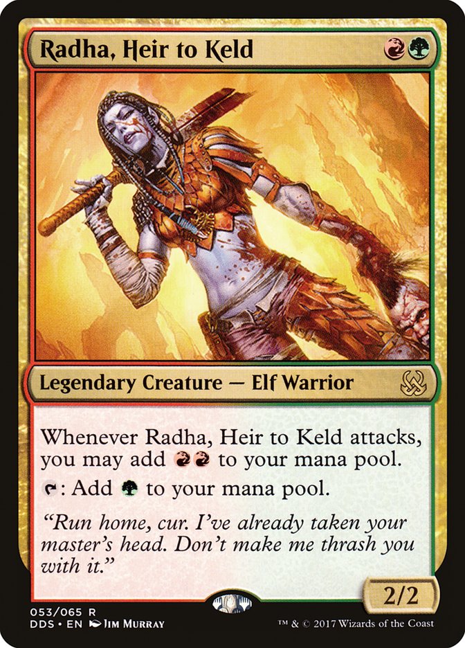 Radha, Heir to Keld [Duel Decks: Mind vs. Might] | Deep Dive Games St. Marys