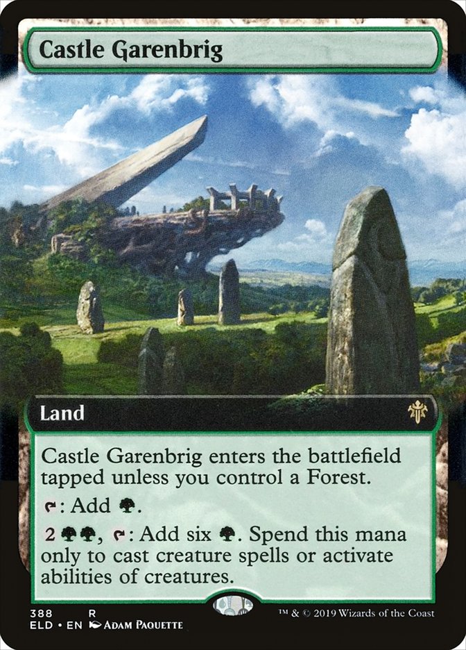 Castle Garenbrig (Extended Art) [Throne of Eldraine] | Deep Dive Games St. Marys