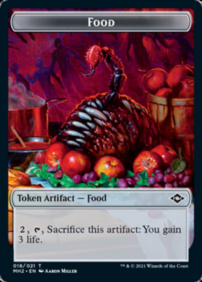 Food Token (18) [Modern Horizons 2 Tokens] | Deep Dive Games St. Marys