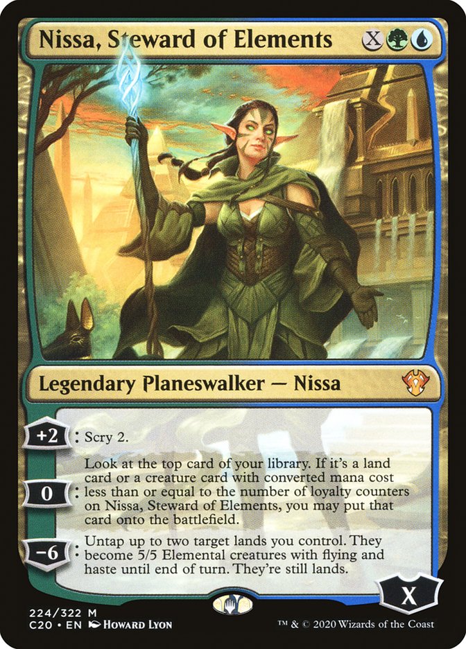 Nissa, Steward of Elements [Commander 2020] | Deep Dive Games St. Marys