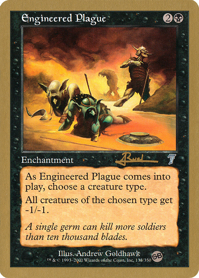 Engineered Plague (Antoine Ruel) (SB) [World Championship Decks 2001] | Deep Dive Games St. Marys