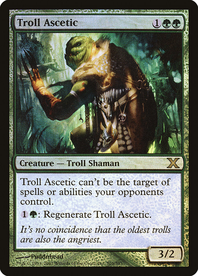 Troll Ascetic (Premium Foil) [Tenth Edition] | Deep Dive Games St. Marys