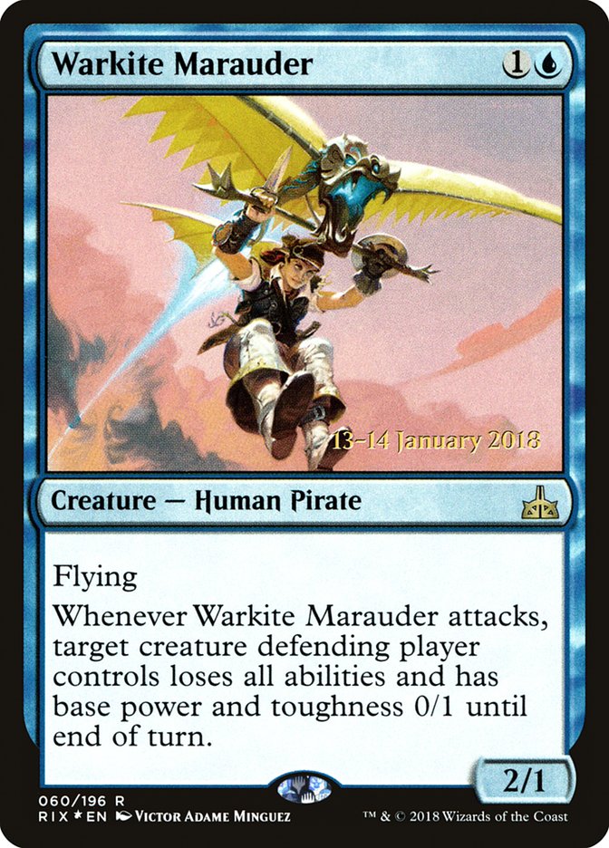 Warkite Marauder [Rivals of Ixalan Prerelease Promos] | Deep Dive Games St. Marys