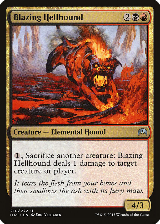 Blazing Hellhound [Magic Origins] | Deep Dive Games St. Marys