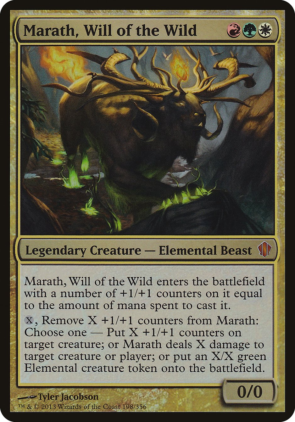 Marath, Will of the Wild (Oversized) [Commander 2013 Oversized] | Deep Dive Games St. Marys