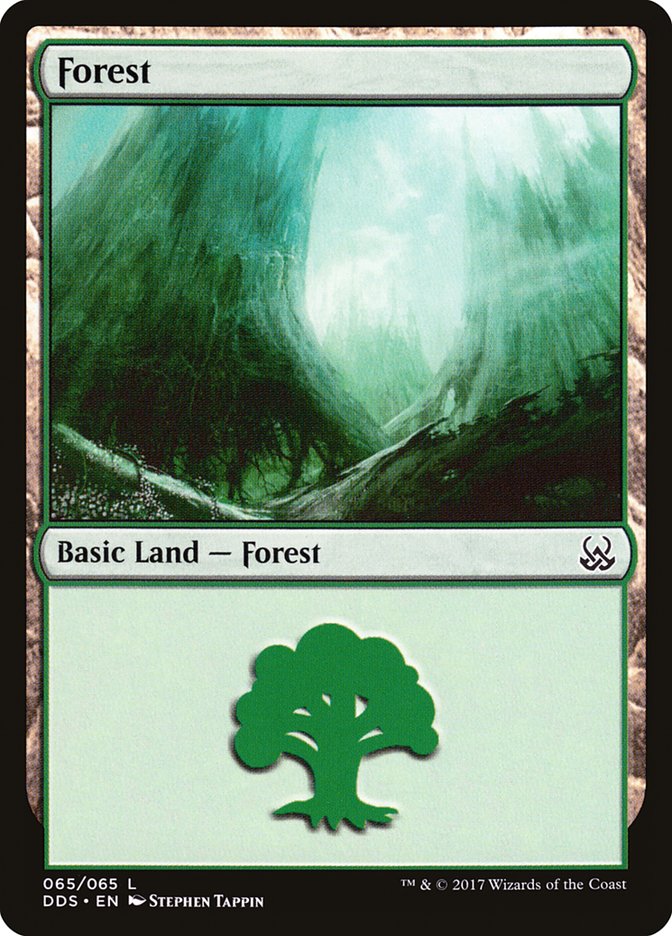 Forest (65) [Duel Decks: Mind vs. Might] | Deep Dive Games St. Marys