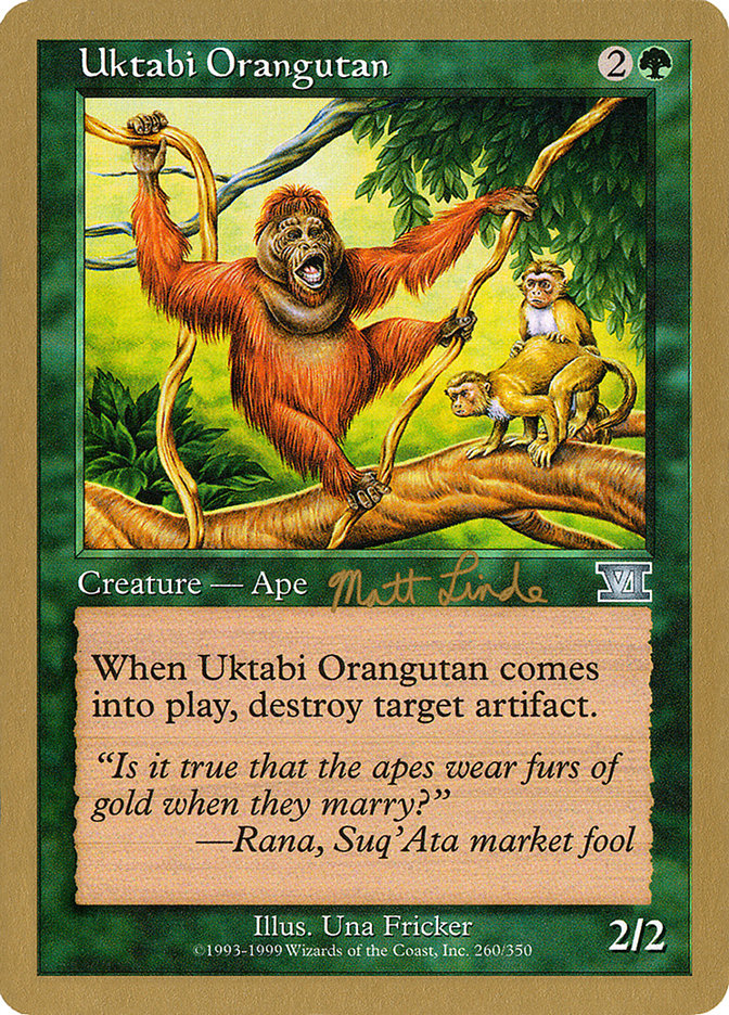 Uktabi Orangutan (Matt Linde) [World Championship Decks 1999] | Deep Dive Games St. Marys