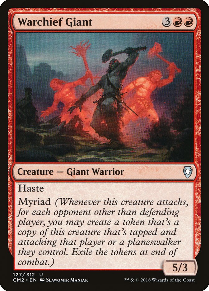 Warchief Giant [Commander Anthology Volume II] | Deep Dive Games St. Marys