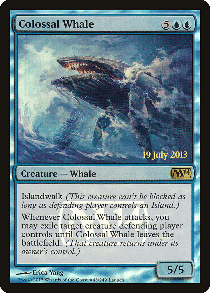 Colossal Whale [Magic 2014 Prerelease Promos] | Deep Dive Games St. Marys