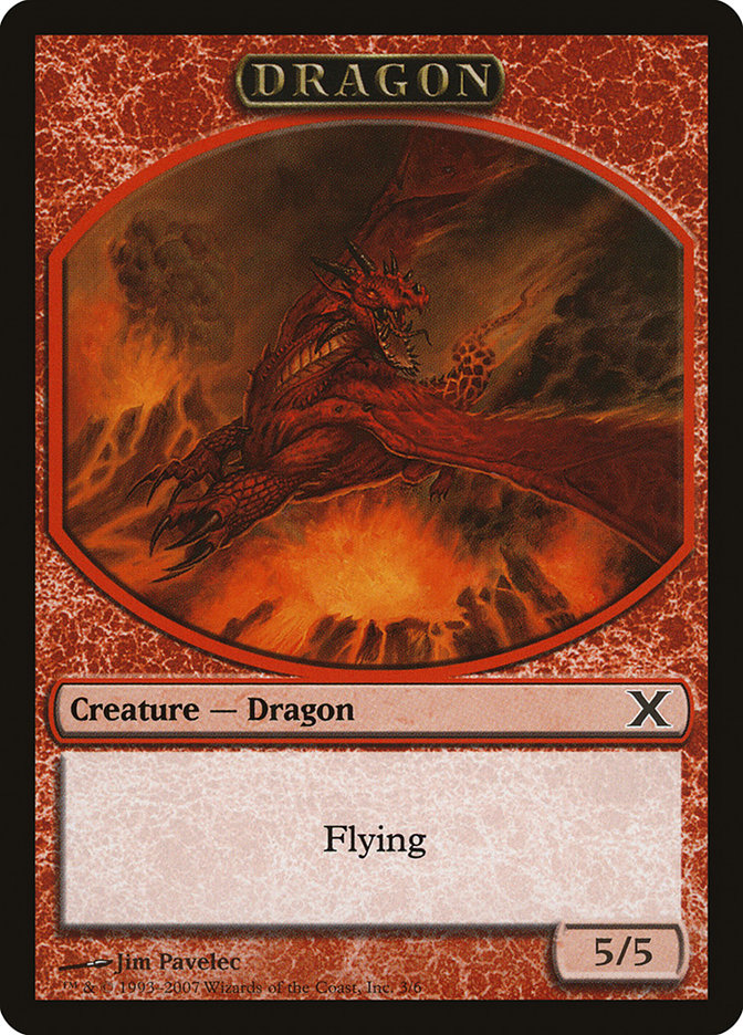 Dragon Token [Tenth Edition Tokens] | Deep Dive Games St. Marys