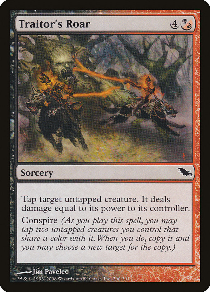 Traitor's Roar [Shadowmoor] | Deep Dive Games St. Marys