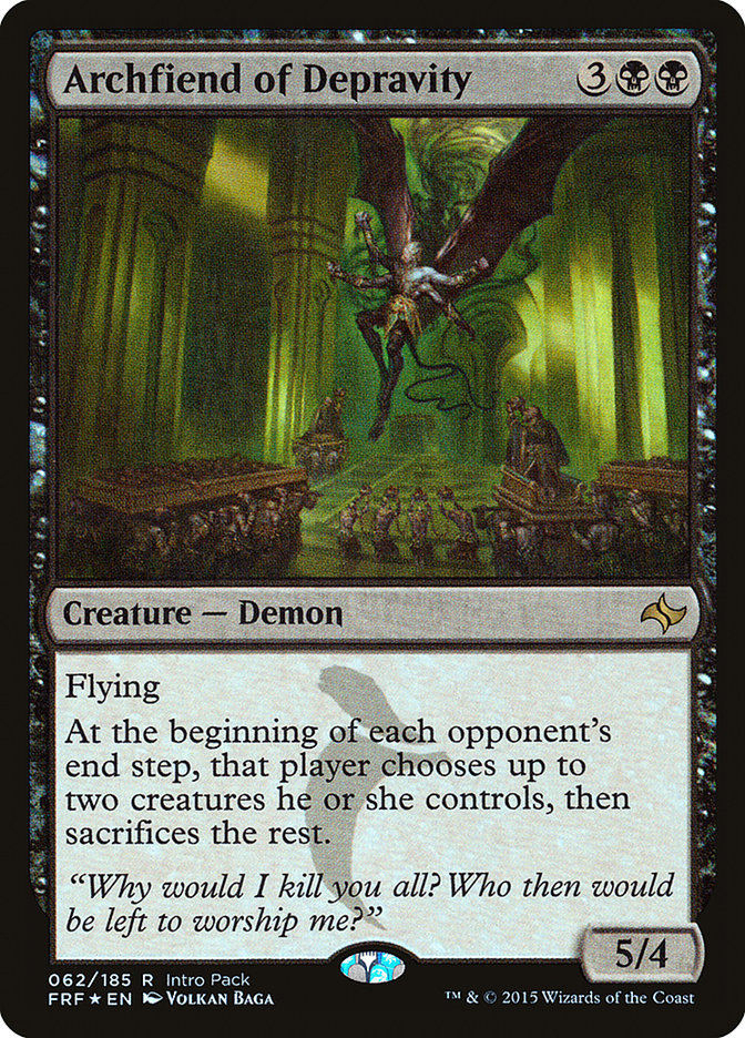 Archfiend of Depravity (Intro Pack) [Fate Reforged Promos] | Deep Dive Games St. Marys