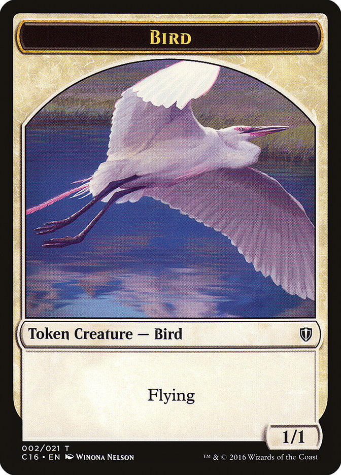 Myr // Bird (002) Double-Sided Token [Commander 2016 Tokens] | Deep Dive Games St. Marys