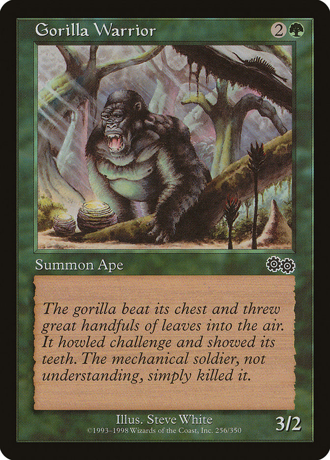 Gorilla Warrior [Urza's Saga] | Deep Dive Games St. Marys