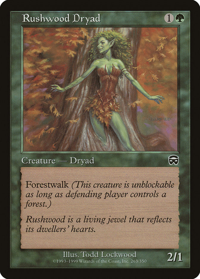 Rushwood Dryad [Mercadian Masques] | Deep Dive Games St. Marys