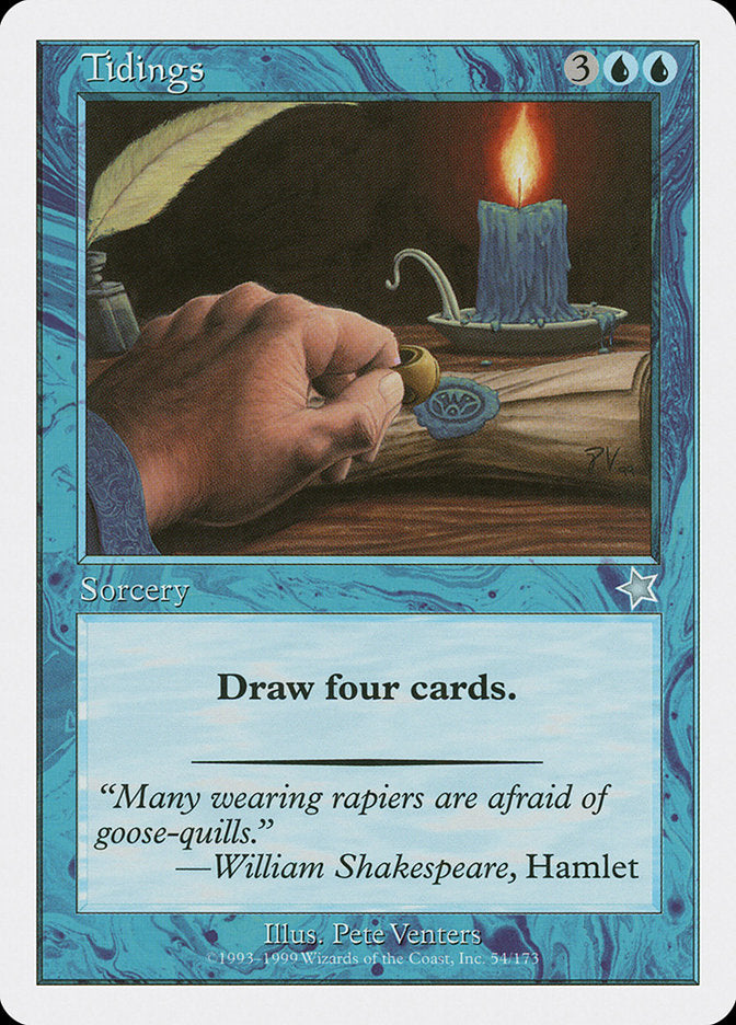 Tidings [Starter 1999] | Deep Dive Games St. Marys
