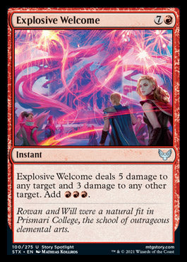 Explosive Welcome [Strixhaven: School of Mages] | Deep Dive Games St. Marys